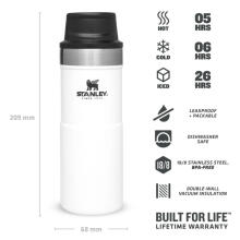 The Trigger-Action Travel Mug Classic 0,35L white