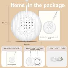 La bebe™ White Noise Accessories Baby Sound Machine Art.211446 White  Digitāla ierīce ar skaņam