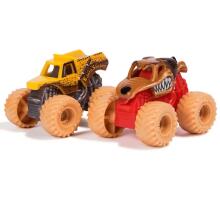 MONSTER JAM MINI JAMS launch track with 2 vehicles Boneyard Blaster, 6069711