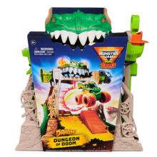 MONSTER JAM MINI JAMS launch track with a vehicle Dungeon of Doom, 6069758