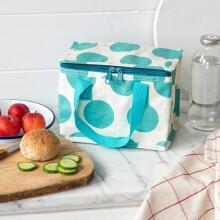 Turquoise On White Spotlight Lunch Bag, Rex London