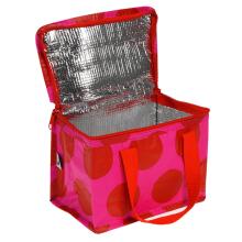 Red On Pink Spotlight Lunch Bag, Rex London