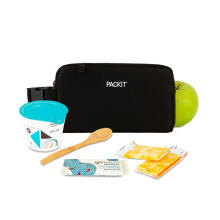 PackIt Small thermal food bag with handle - thermal lunch bag 340 ml black