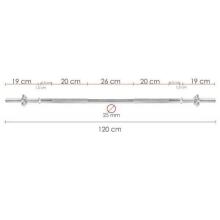 Grip, weight bar Springos FA1049 120 cm 25mm
