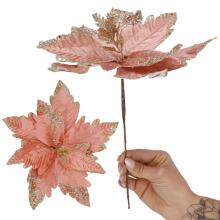 Springos Ziemassvētku rotājums  poinsettia 27 cm CA1259