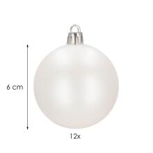 CA0846 CHRISTMAS BALLS 6 CM 12 PCS.