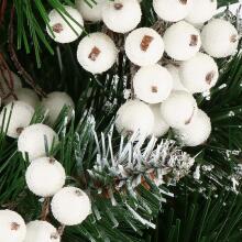 CA0742 ARTIFICIAL FROSTED ROWBEE, WHITE, 12 MM, 10-11 CM, 20 PCS.