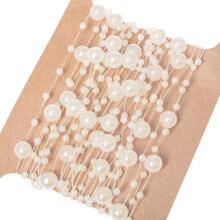Mākslīgas pērles Springos CA0746 8+3mm 5m