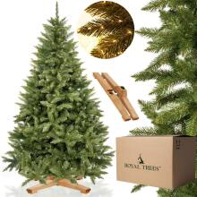 Artificial Christmas tree Premium Royal Trees, Caucasian fir, with wooden stand Springos CT0185 150 cm