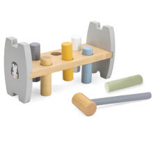 Pounding Bench - Penguin Multicolor Art.213431  Koka spēle ar amūru