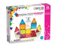 MAGNA-TILES Magnetic building tiles Stardust, 15 pcs
