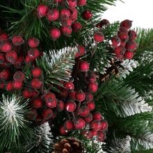 Artificial decorative rowan, frosted branch Springos CA0745 100 pcs