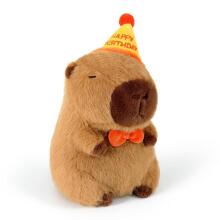 Сapibara Toys  Art.213964 Augstvērtīga mīksta plīša rotaļlieta Kapibara,25cm