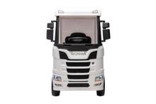 Scania 500R Art.HL698 White Bērnu elektriskā smagā mašīna