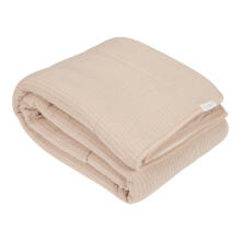 Little Dutch Cot Blanket Art.TE11023021 Pure Beige Детское одеяло из натурального  хлопка , 110х140см