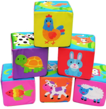 Cube Soft Toys Art.214578 Mīkstie klucīši,1 gab
