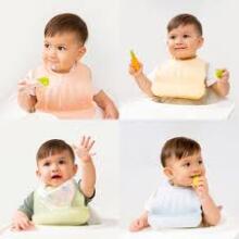 Lollipop Silicone Bib Art.CABU-BIB01ZZCG01 Blueberry/Apple Green Детский силиконовый слюнявчик,2 шт