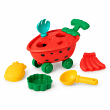 Bebe Basic Sand Toys Art.214967 smilšu rotaļlietas komplekts- 6 gab.