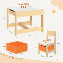 Woltu Furniture Set Art.21770 Darba galds ar krēsliem