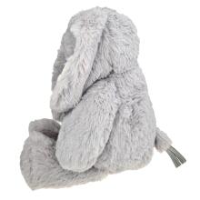 Pehme mänguasi elevant, hõbedane 37 cm