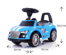 Milly Mally  pealeistumisauto, sinine