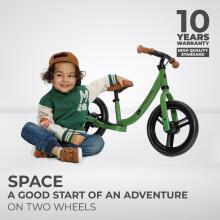 Kinderkraft jooksuratas Space, roheline