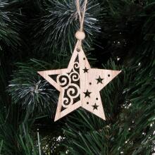 CA0665 KOKA DEKORĀCIJA 6 GAB. (ZVAIGZNE)