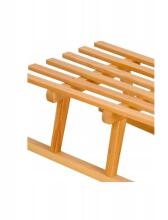 Bebe Basic Wood Sledge Art.SAN002 Детские деревянные санки , особо выносливые,90cм