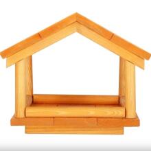 Bird feeder Springos KAR001 "M" yellow