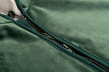 CAR SEAT PONCHO GREEN PLUSH