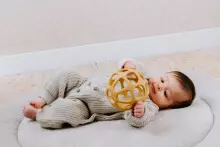 Baby Only Silicone Ball Art.BO-860.862.125.50 Green Силиконовая погремушка/зубогрызка Шар