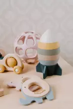 Baby Only Silicone Ball Art.BO-860.862.125.50 Green Силиконовая погремушка/зубогрызка Шар