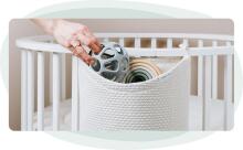 Baby Only Silicone Ball Art.BO-860.862.007.50 Old Pink silikona zobgrauznis bumba, 0+,