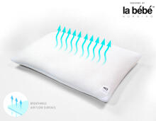 La Bebe™ NO Memory Foam Pillow Art.222637 Детская подушка для сна с наполнителем из Memory Foam (особенно мягкий и тихий наполнитель) 20 x 40 cm