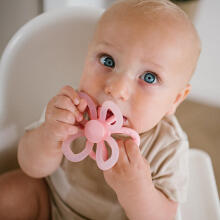 1596/01 SILICONE TEETHERS FLOWER PINK