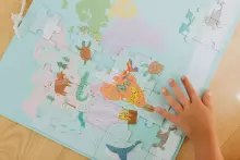 Tutufamily Magnetic Map Puzzle  Art.223051 Магнитная головоломка с картой мира