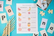 Tutufamily  ABC Art.223058  ABC kartītes un darba lapas