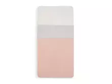 La bebe™ Jersey Cradle Sheet White Art.008-511-00078 - palags ar gumiju 75x100cm