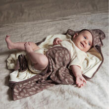 La bebe™ Bathcape  Art.534-836-66027  Meadow Chestnut