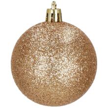 Christmas baubles Springos CA1144 33 pcs decoration set with star, rose gold