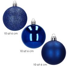 Christmas baubles for the tree set Springos CA0009 30 pcs