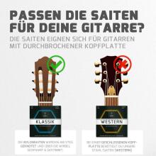 Guitar Strings Classical Guitar Nylon Strings Art.223271 Komplekts 6 stīgas
