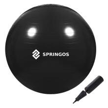 Fitness ball Springos FB0014 65 cm with pump black