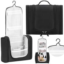 Дорожный органайзер для косметики Springos HA7490 24x21x10 см косметичка, сумка визажиста черная