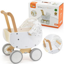 Viga Toys Doll Pram Art.44719 Деревянная коляска для кукол