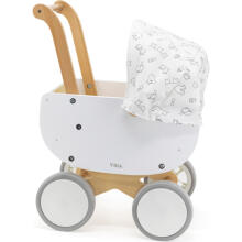 Viga Toys Doll Pram Art.44719 Деревянная коляска для кукол