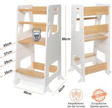 Wooden Learning Tower Art.224030 White