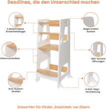 Wooden Learning Tower Art.224030 White