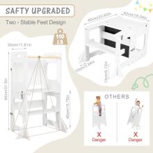 Wooden Learning Tower Art.224046 White