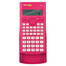 Научный калькулятор Deli 240F, дисплей двухстрочный, 10+2 цифры, голубой